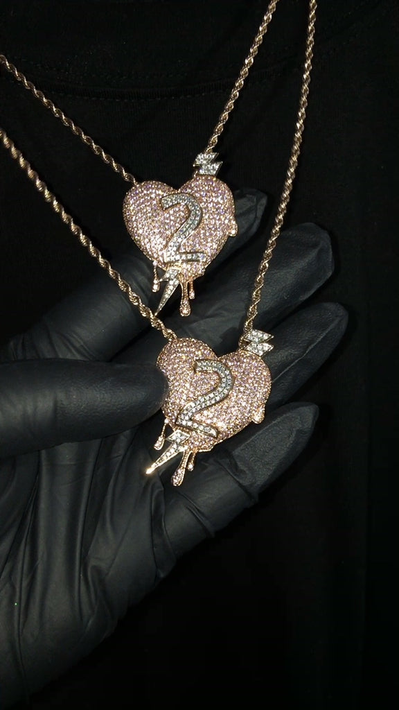 Lil Uzi Vert Cops Iced Out Luv Is Rage 2 Chain diamond necklace chain