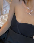 fully iced filet d'Or necklace horse saddle bracelet not hermes buy now Filet de selle bracelet