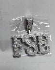 affordable hip hop custom jeweler iced out gothic font letter pendant necklace chain shopgld