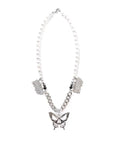 asap rocky jewelry pearl necklace butterfly skull chain choker playboi carti vlone
