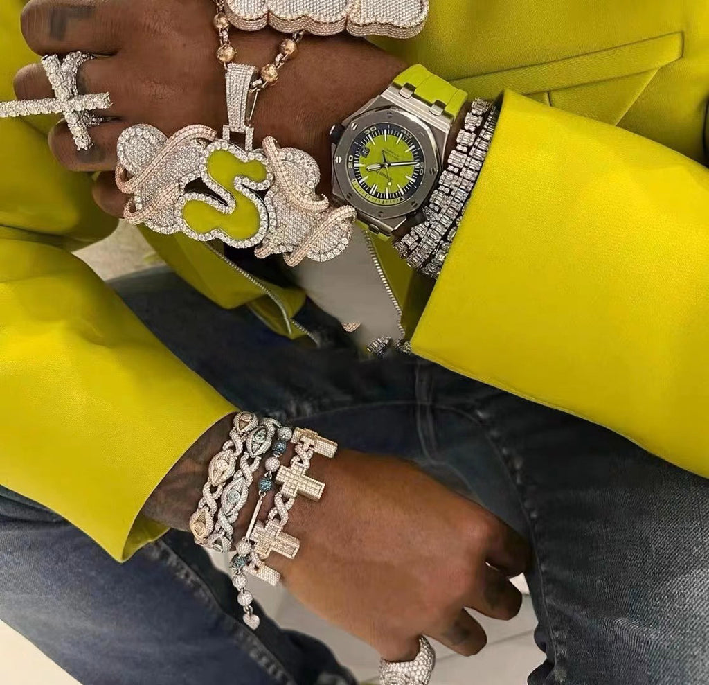 Gunna And Young Thug Just Got New Crazy "YSL" Diamond Chains From Jewelry Unlimited, Pure Jewelry Buy gunna chains rapper celebrity jewelers Young Slime life