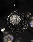 eight-ball pendant necklace chain diamond ifandco nano eyefunny
