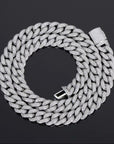 Fully iced 3D Bubble 10mm diamond cuban link necklace chain Yellow Gold high end fine jewelry ifandco jewelers travis scott