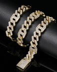 chaine d'ancre hermes curb cuban link combo necklace chain diamond gold vvs ifandco shopgld travis scott migos