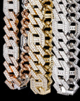 chaine d'ancre hermes curb cuban link combo necklace chain diamond gold vvs ifandco shopgld travis scott migos