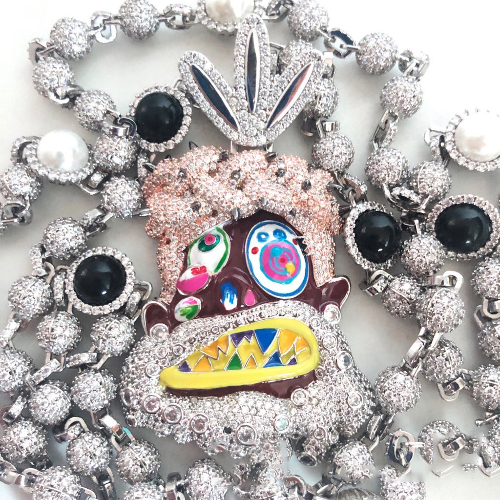 Buy melted utopia dream Travis Scott Gifts His Crew Iced Out Eliantte & Co Chains diamonds