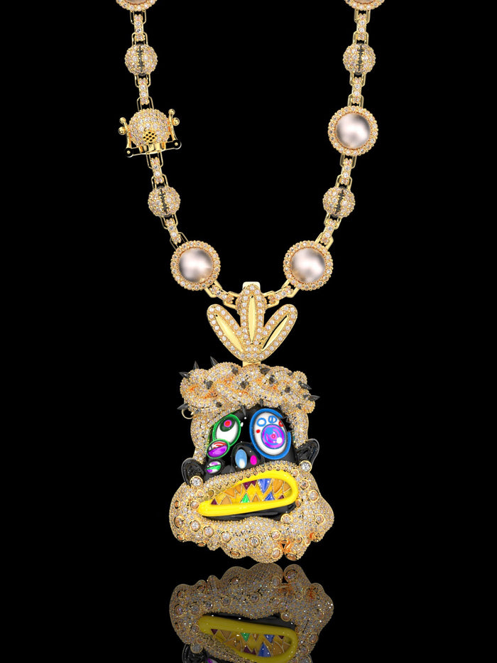 Buy melted utopia dream Travis Scott Gifts His Crew Iced Out Eliantte & Co Chains diamonds utopia murakami