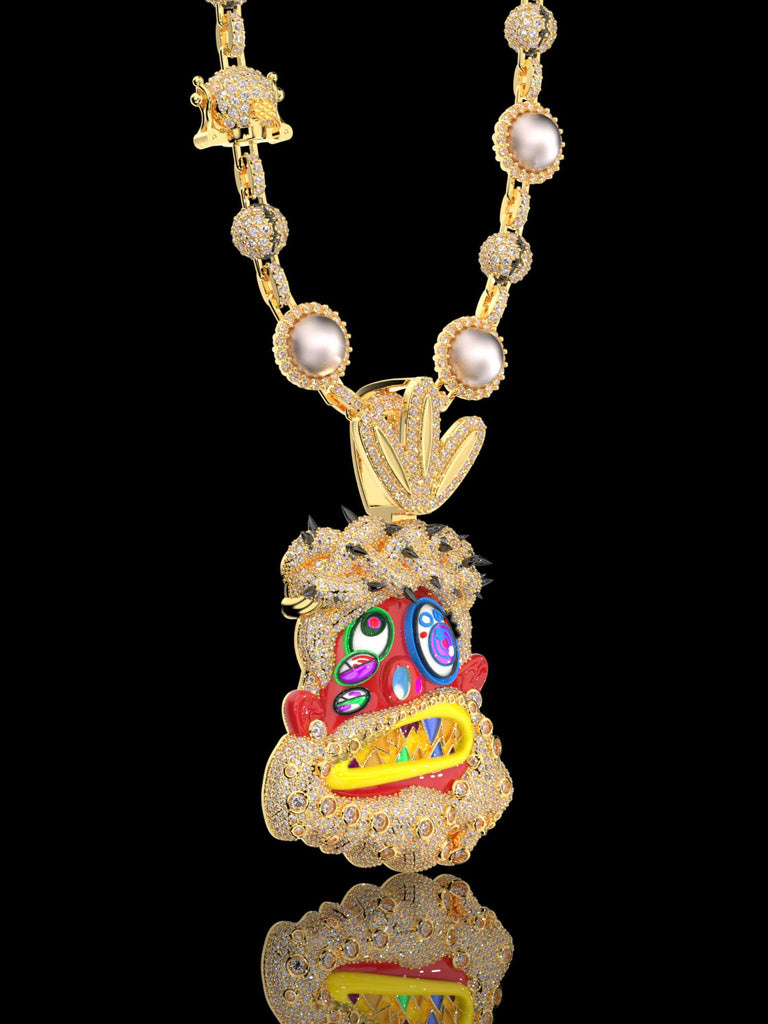 Buy melted utopia dream Travis Scott Gifts His Crew Iced Out Eliantte & Co Chains diamonds utopia murakami