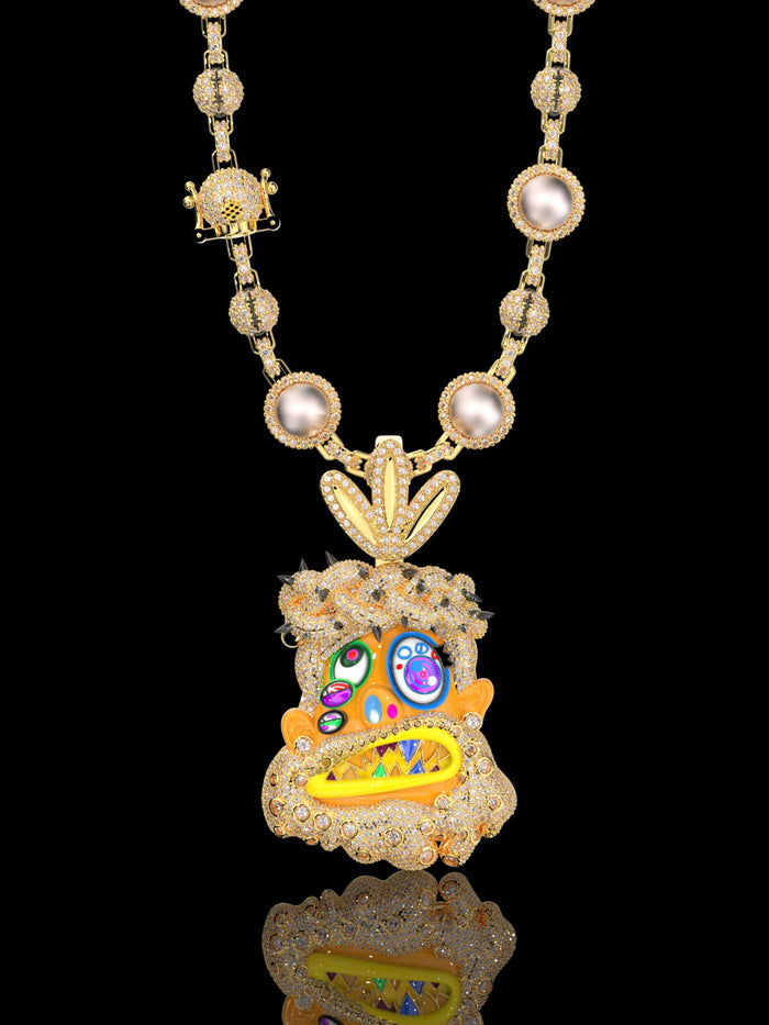 Buy melted utopia dream Travis Scott Gifts His Crew Iced Out Eliantte & Co Chains diamonds utopia murakami