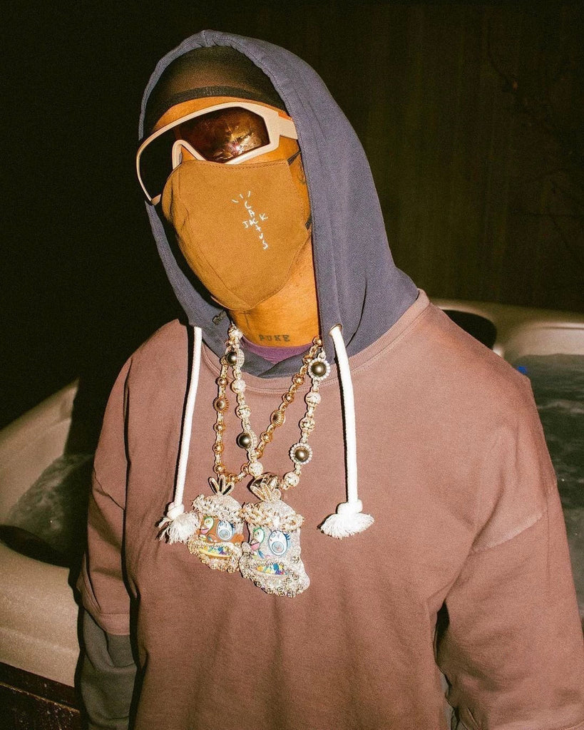 Buy melted utopia dream Travis Scott Gifts His Crew Iced Out Eliantte & Co Chains diamonds utopia murakami