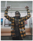 Asap Rocky pearl necklace Chanel cuban links chain with beads vlone playboi carti jeweler diamond gold