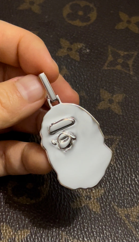 ベイプ パーカー bathing ape bape diamond pendant necklace chain ifandco kidcudi ben baller nft bapetaverse buy eth