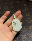 ベイプ パーカー bathing ape bape diamond pendant necklace chain ifandco kidcudi ben baller nft bapetaverse buy eth