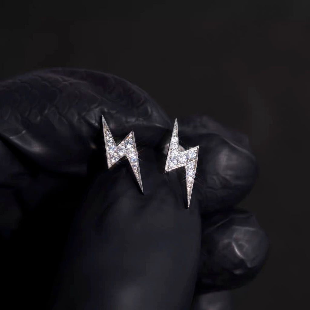 ian connor thunderbolt emoji earring vlone revenge ian connor luka sabbat ifandco new jewelry bling