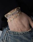 EYEFUNNY smiling face bangle bracelet smiley diamond vvs アイファニー POGGY KIM JONES VIRGIL JBALVIN