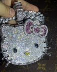cardi b sister hennessy carolina hello kitty necklace tiktok hello kitty fully iced diamond necklace chain buy now custom jewelers
