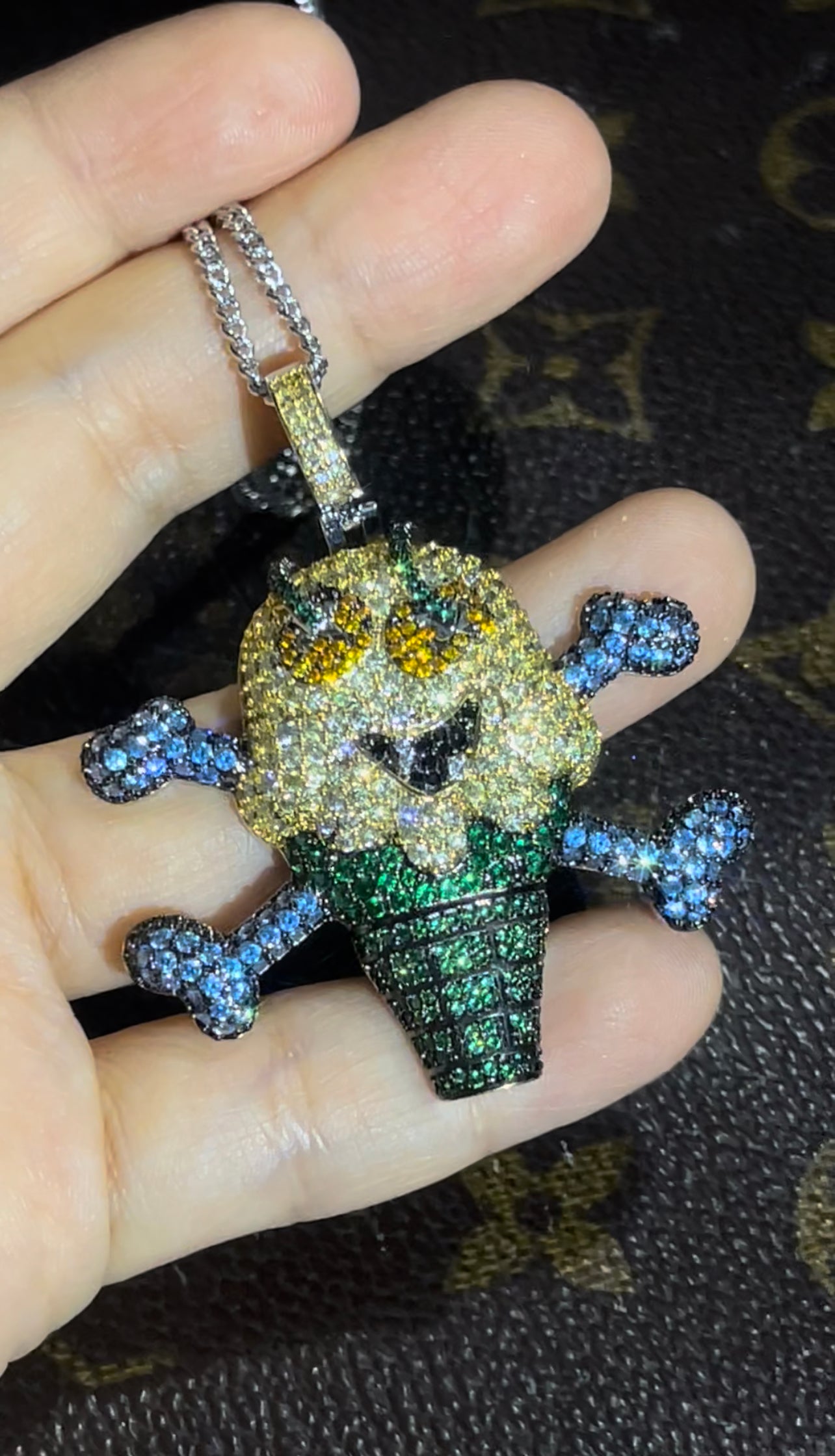 BBC ICECREAM's Iced-Out gh00o00st Pendants Replicate Nigo's Iconic