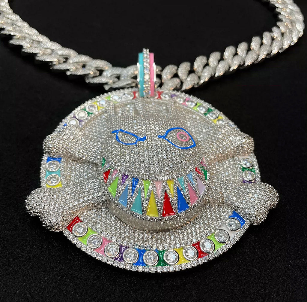 Travis Scott Commissions Flame Boy Iced Out Chain - VladTV