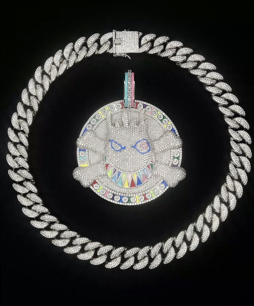 Travis Scott Commissions Flame Boy Iced Out Chain - VladTV