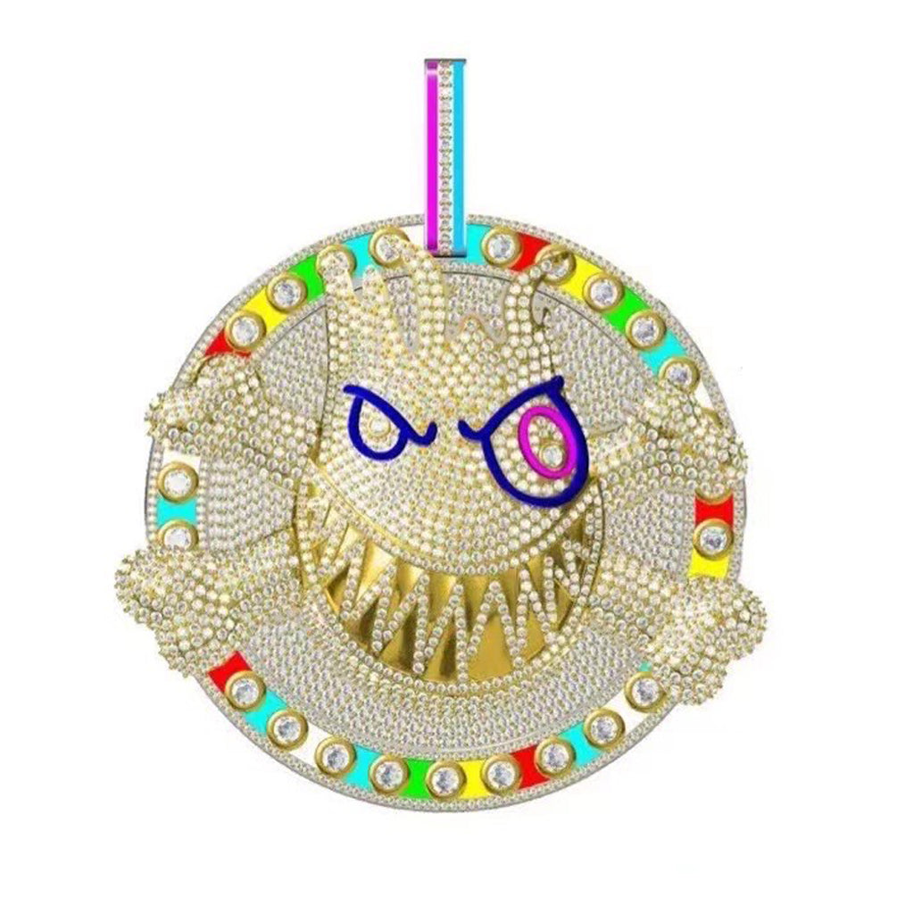 Travis Scott Commissions Flame Boy Iced Out Chain - VladTV