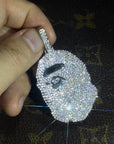 ベイプ パーカー bathing ape bape diamond pendant necklace chain ifandco kidcudi ben baller nft bapetaverse buy eth