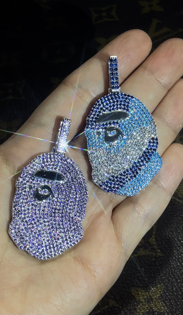ベイプ パーカー bathing ape bape diamond pendant necklace chain ifandco kidcudi ben baller nft bapetaverse buy eth