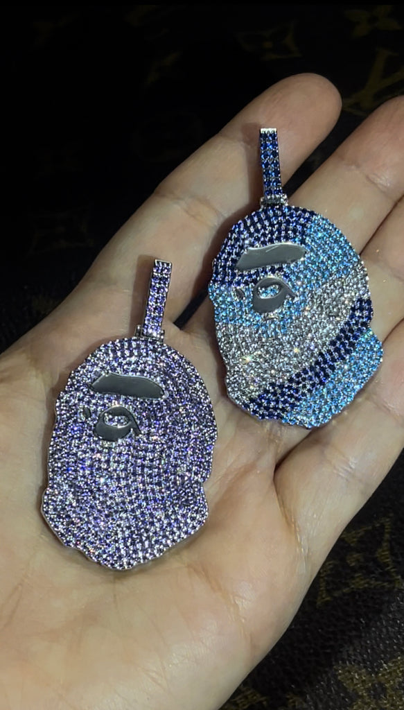 ベイプ パーカー bathing ape bape diamond pendant necklace chain ifandco kidcudi ben baller nft bapetaverse buy eth