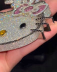 ifnandco custom hello kitty diamond pendant necklace chain iced out ben baller