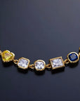Pharrell Williams grills are studded with sapphires, rubies and emeralds. INFINITY GAUNTLETS jewelry diamond choker jacob & co short necklace gemstone heart Gabby Elan Jewelry infinity stone grillz grill grills