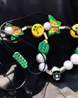 asap rocky jewelry pearl necklace dice skull chain choker playboi carti vlone