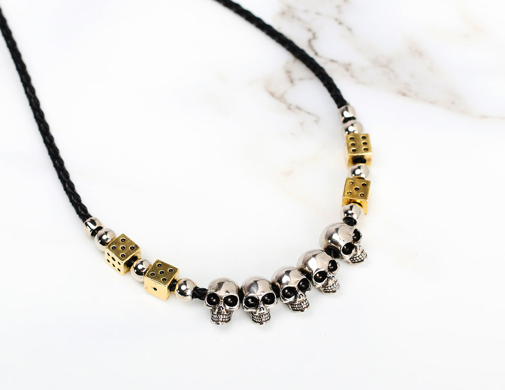 asap rocky jewelry pearl necklace dice skull chain choker playboi carti vlone