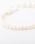 WILL SHOTT Split-Pearl Bracelet black agate pearl will shott willshott.com NYC