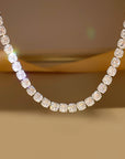 harry winston Tennis Necklace diamond 925 silver white gold diamonds