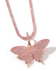 Kylie Jenner Butterfly Coupe pendant necklace chain diamond asap mob awge icebox