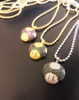 Super mario bro's star pendant necklace ball chain free matching chain ifandco pharrell mushroom