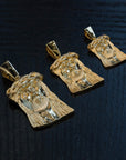 ifandco jesus piece pendant necklace free chain diamond vvs gold price silver