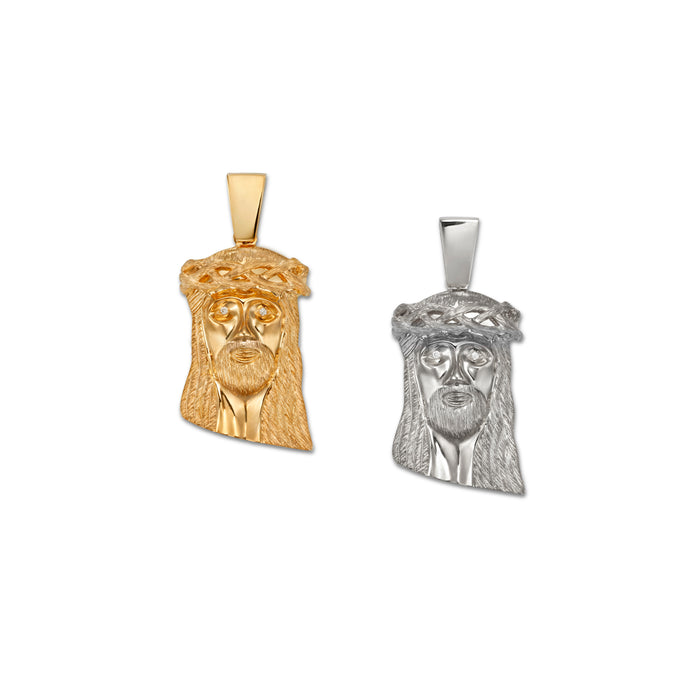 ifandco jesus piece pendant necklace free chain diamond vvs gold price silver
