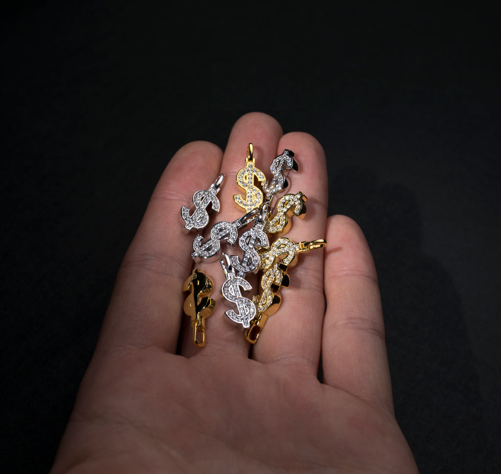 greg yuna pico dollar sign money nano jesus pendant necklace chain