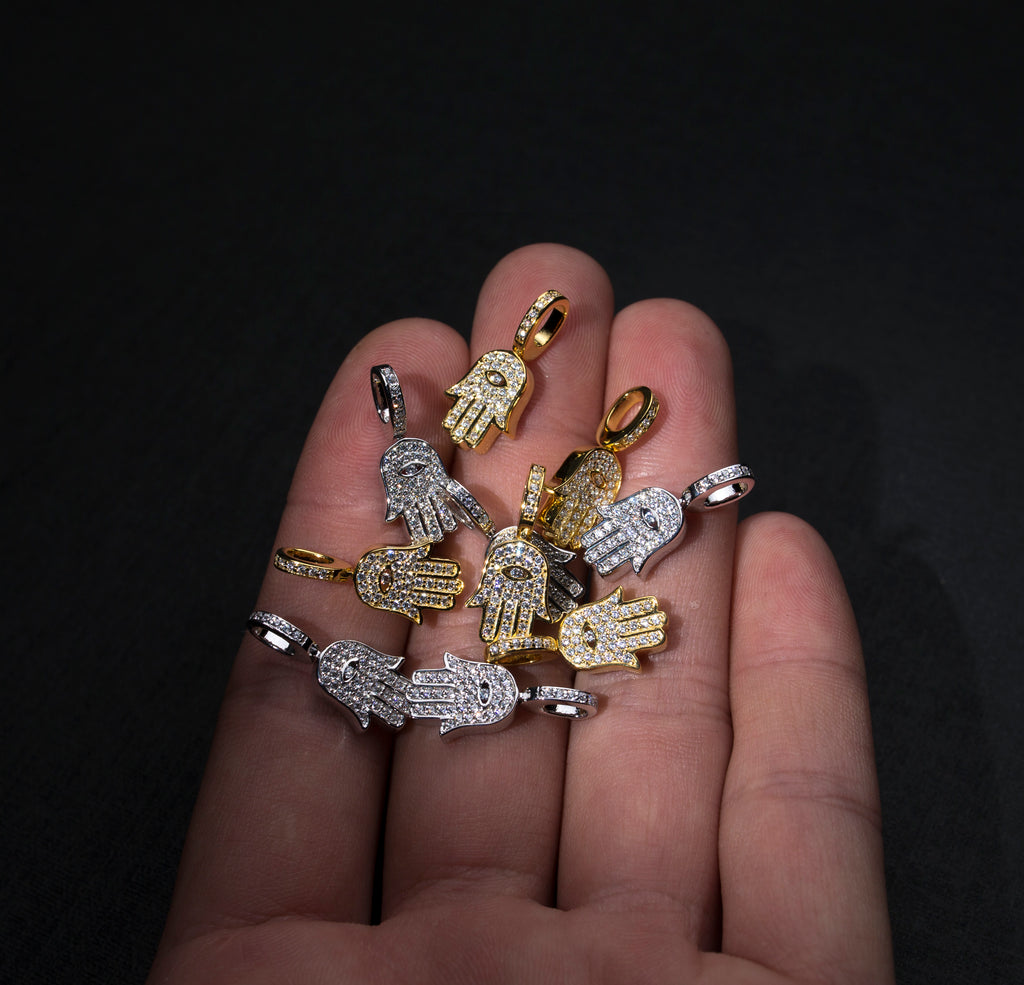 greg yuna pico hamsa nano jesus pendant necklace chain