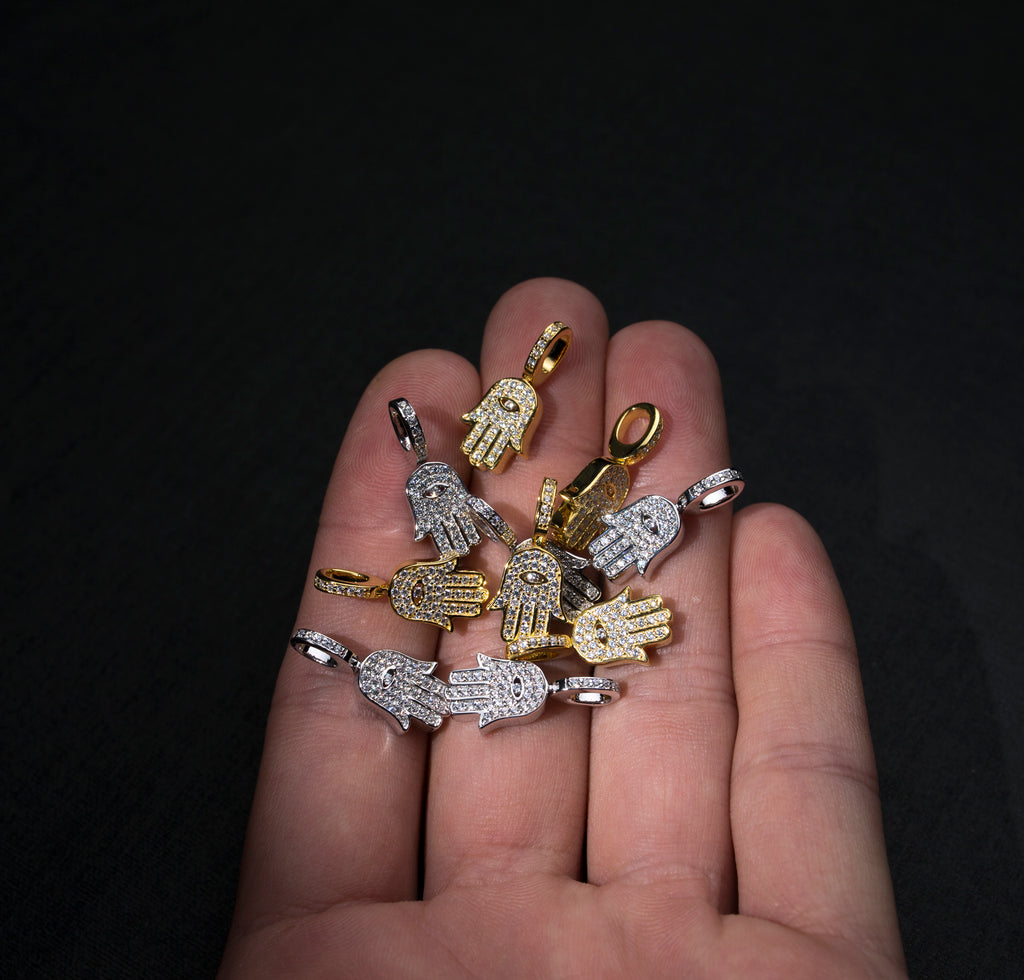 greg yuna pico hamsa nano jesus pendant necklace chain