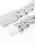 16mm gucci link cuban link combo bracelet custom clasp diamond shopgld gold