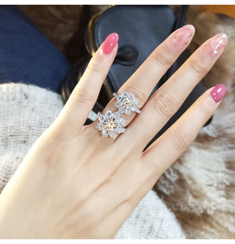 Sunflower by Harry Winston, Large Diamond Ring cheap best price engagement rings wedding