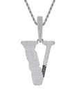 asap bari asap rocky vlone v pendant necklace chain diamond lil uzi vert playboi carti jeweler