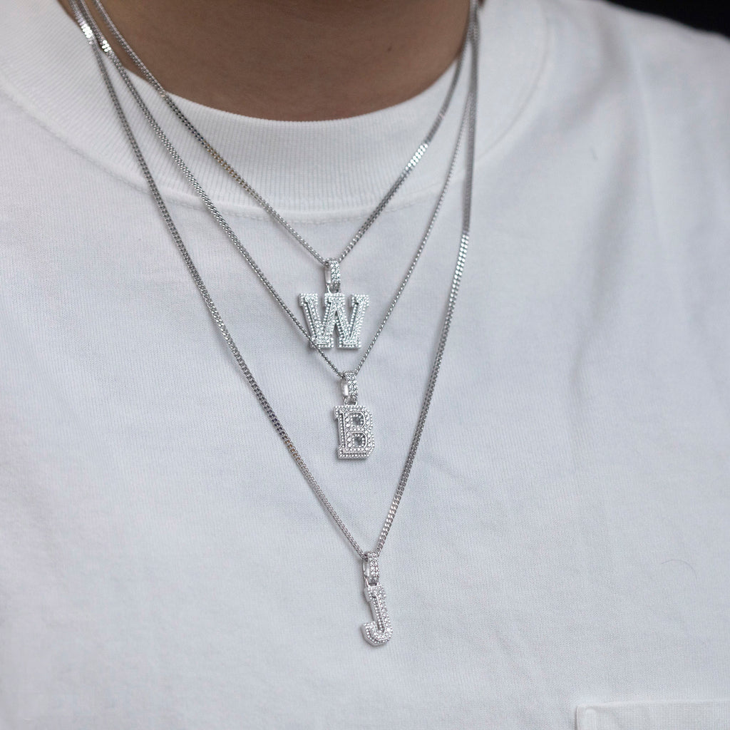 custom alphabet letter bubble nano greg yuna diamond silver white gold celebrity jewelers ifandco