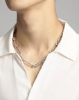 paper clip links jacob & co virgil abloh offwhite alike necklace chain link diamond travis scott silver white gold buy