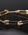EYEFUNNY アイファニー Diamond safetypin bracelet necklace diamond poggy jbalvin kim jones clot poon