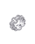 C de cartier ring baguette cc logo vintage diamond baguette ring AP royal oak rolex matching ring watches luxury rare