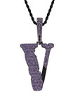 asap bari asap rocky vlone v pendant necklace chain diamond lil uzi vert playboi carti jeweler