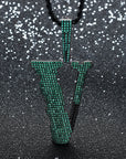 asap bari asap rocky vlone v pendant necklace chain diamond lil uzi vert playboi carti jeweler