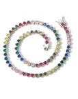 Harry Winston heart gemstone diamond tennis link rainbow multicolored frank ocean kandi man blonded instagram flower bracelet diamond rave bracelet daisy Homer Drake Kanye West